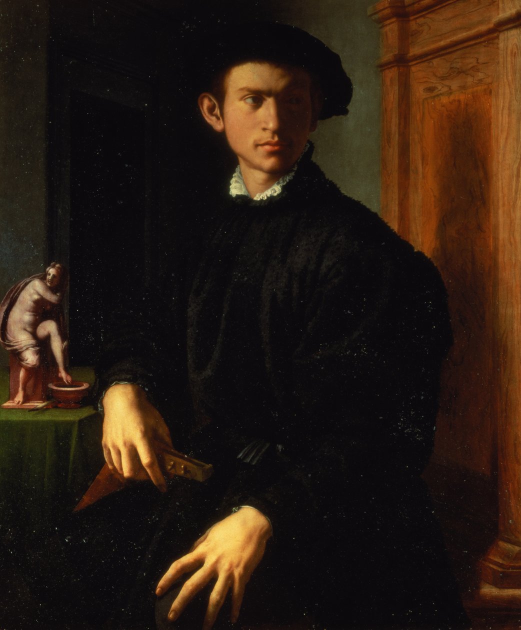 一个年轻人的画象，c.1532-40 作者 Agnolo Bronzino
