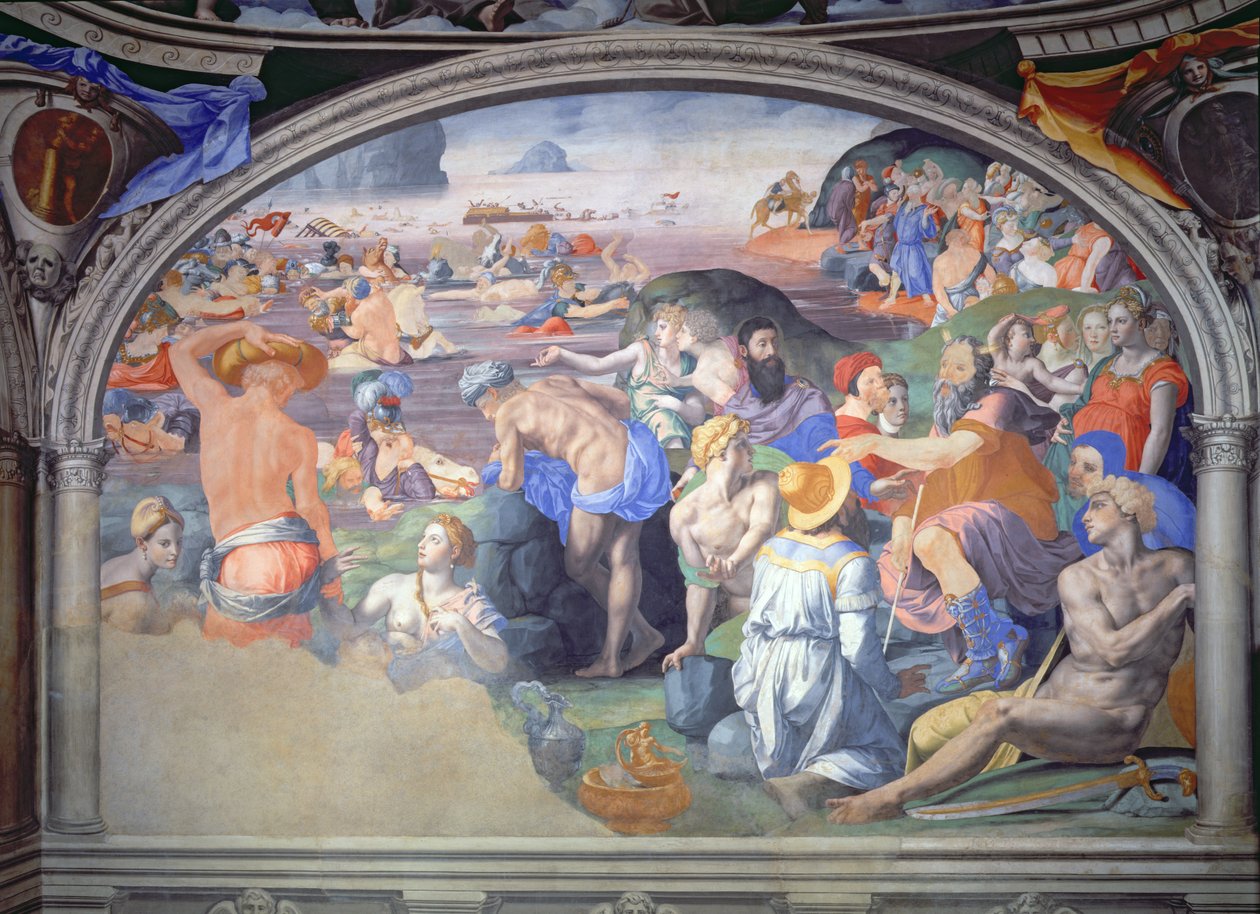1555年的红海渡口 作者 Agnolo Bronzino