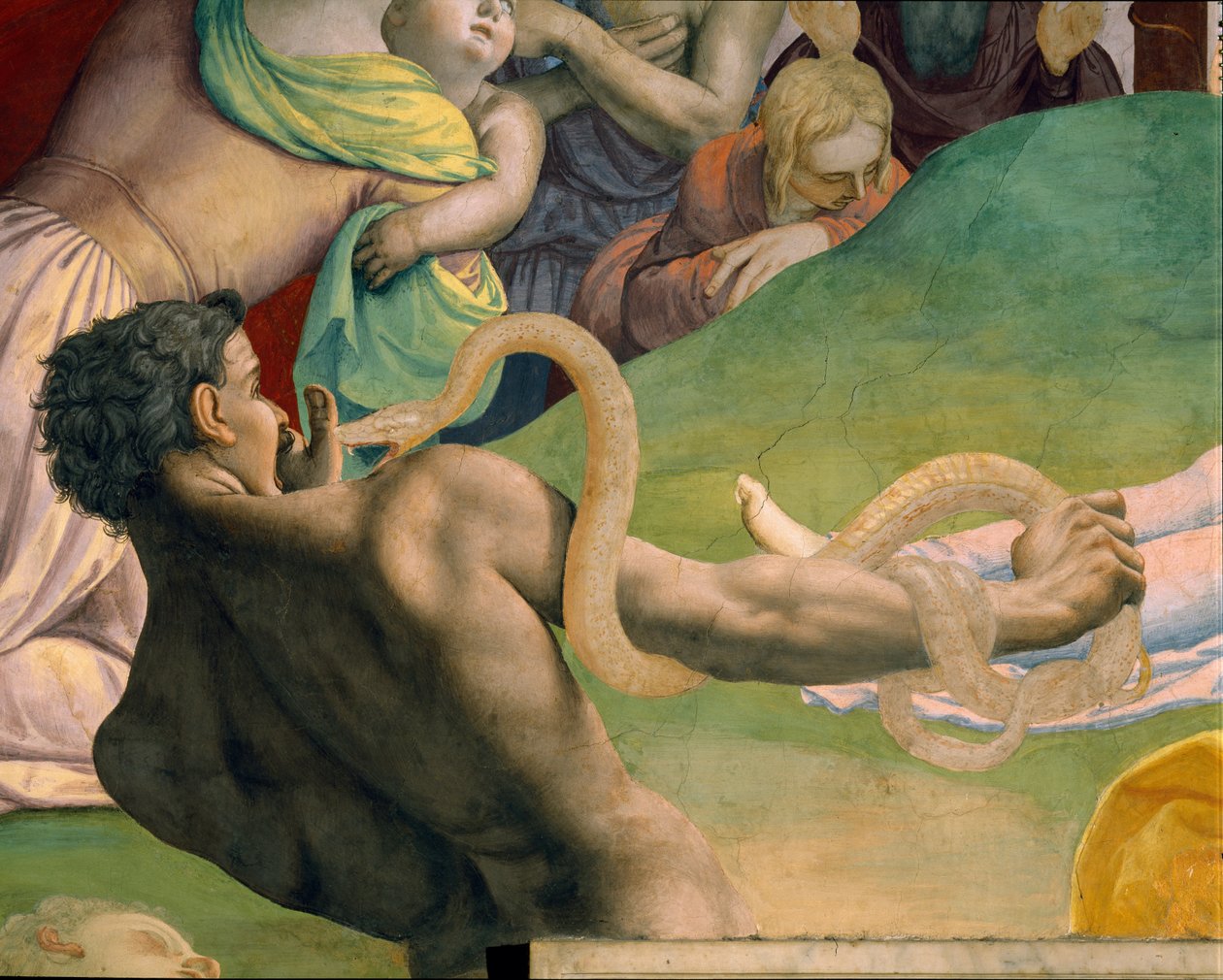 青铜蛇的崇拜 作者 Agnolo Bronzino