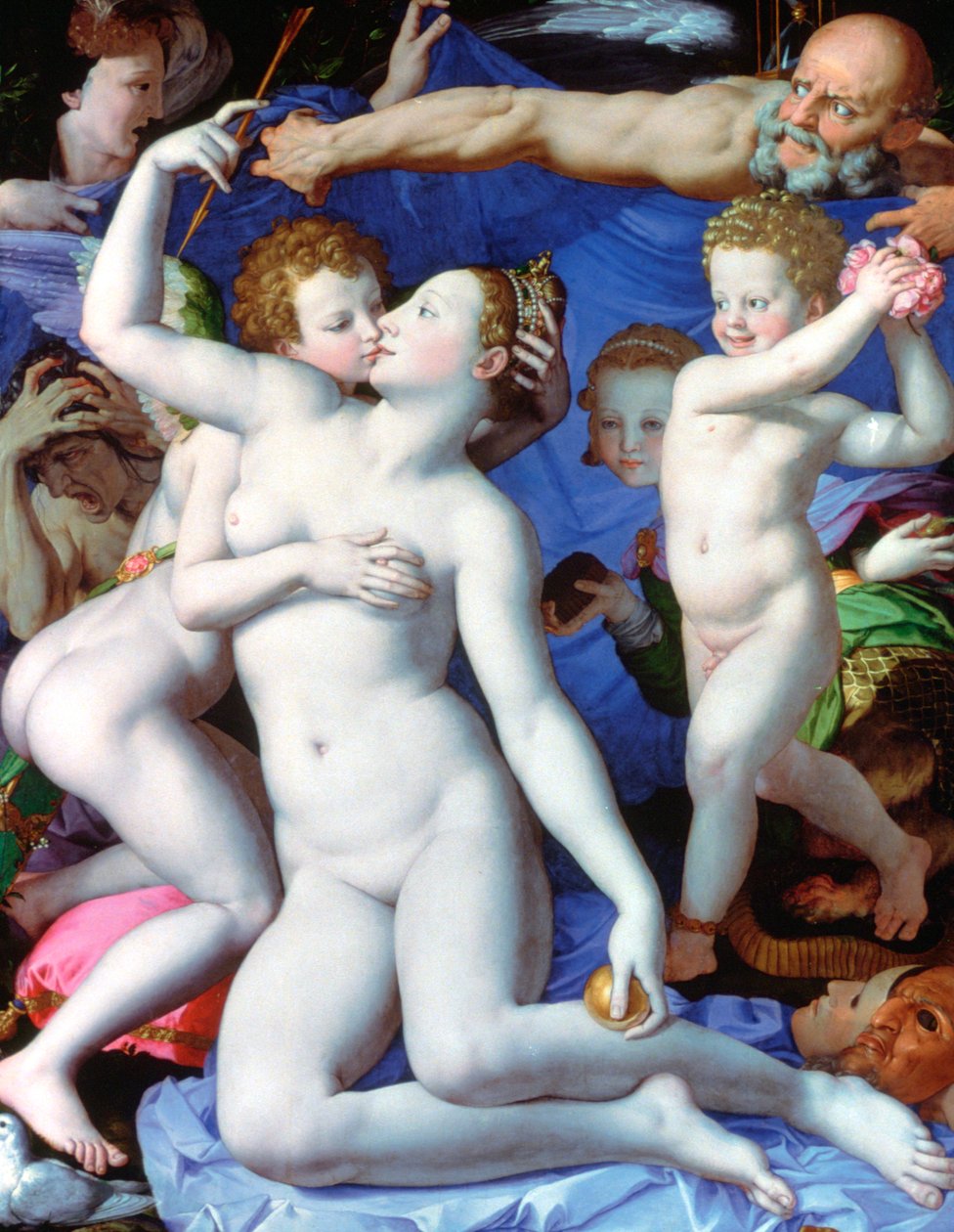 金星和丘比特的寓言，c1523-1568 作者 Agnolo Bronzino