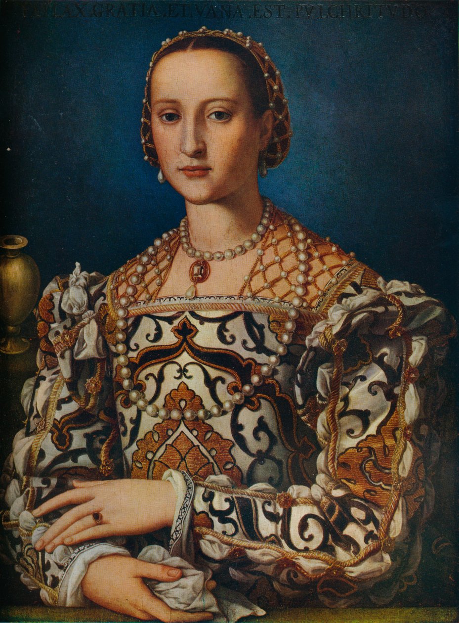 托莱多的埃里奥诺拉（Eleonora of Toledo），c1562-1572年，1930年。 作者 Agnolo Bronzino