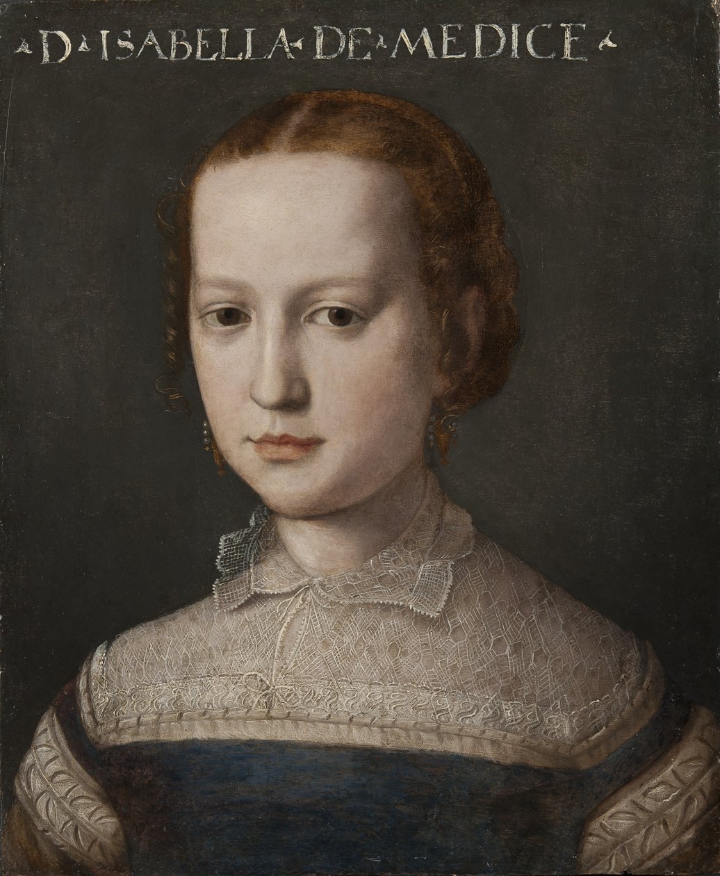 Isabella de Medici，c.1555 作者 Agnolo Bronzino