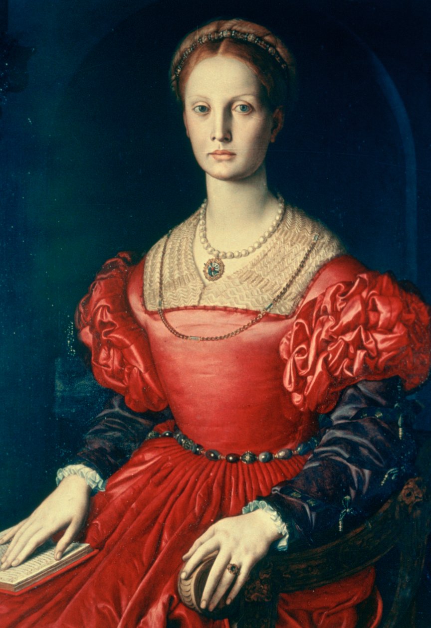 Lucrezia Panchiatichi，约1540年 作者 Agnolo Bronzino