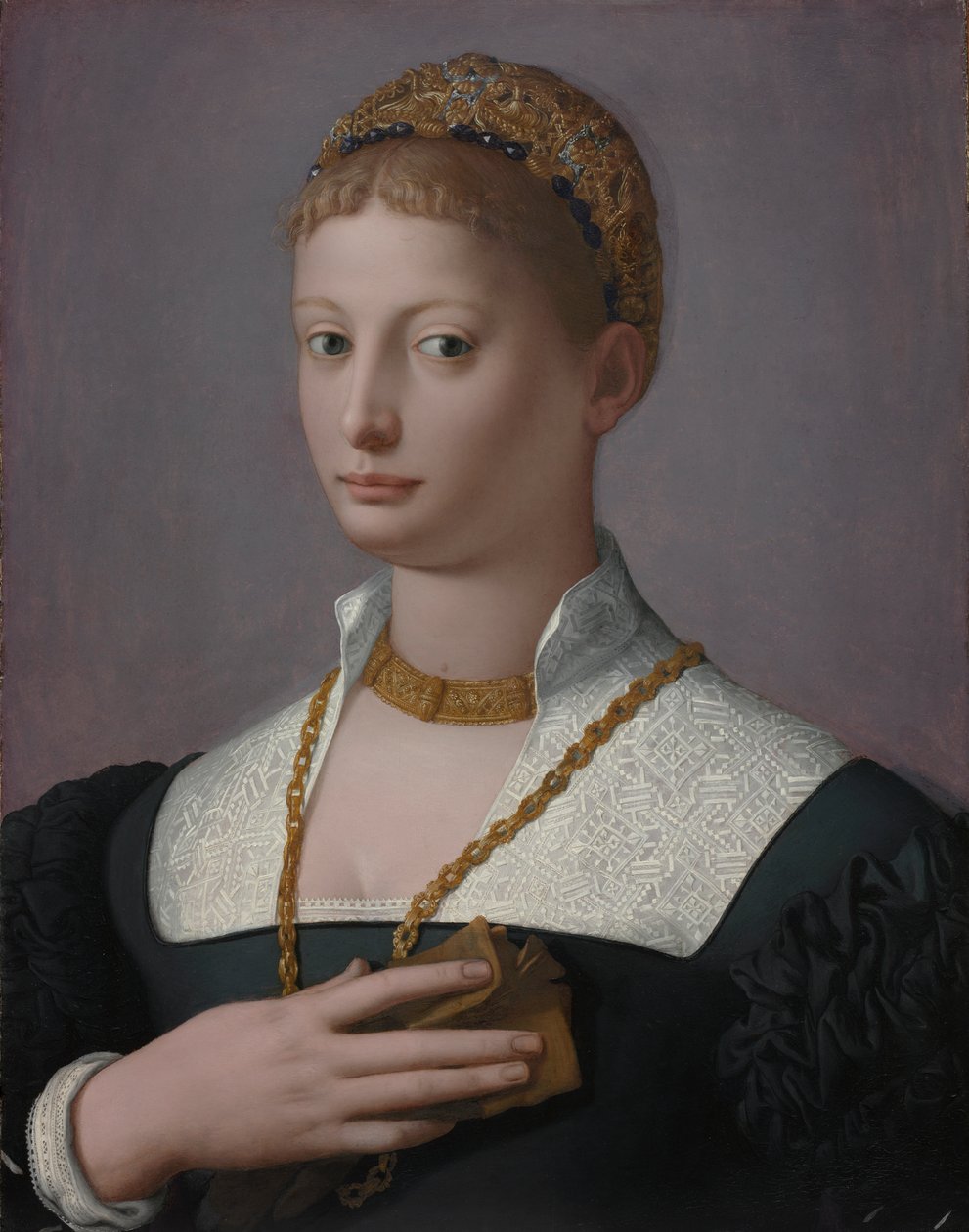 一个女人的肖像 作者 Agnolo Bronzino