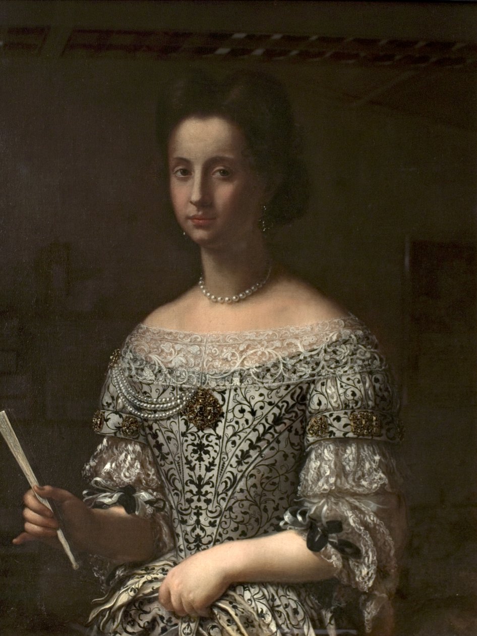 西班牙的公主的画象 作者 Agnolo Bronzino