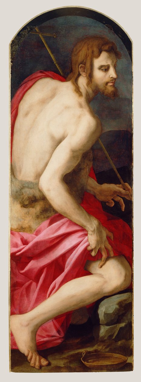 施洗者圣约翰c。 1544 作者 Agnolo Bronzino