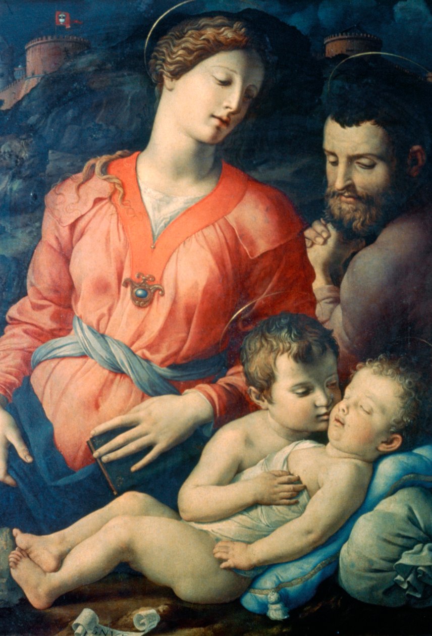 Panciatichi神圣家族，1530年至1532年 作者 Agnolo Bronzino