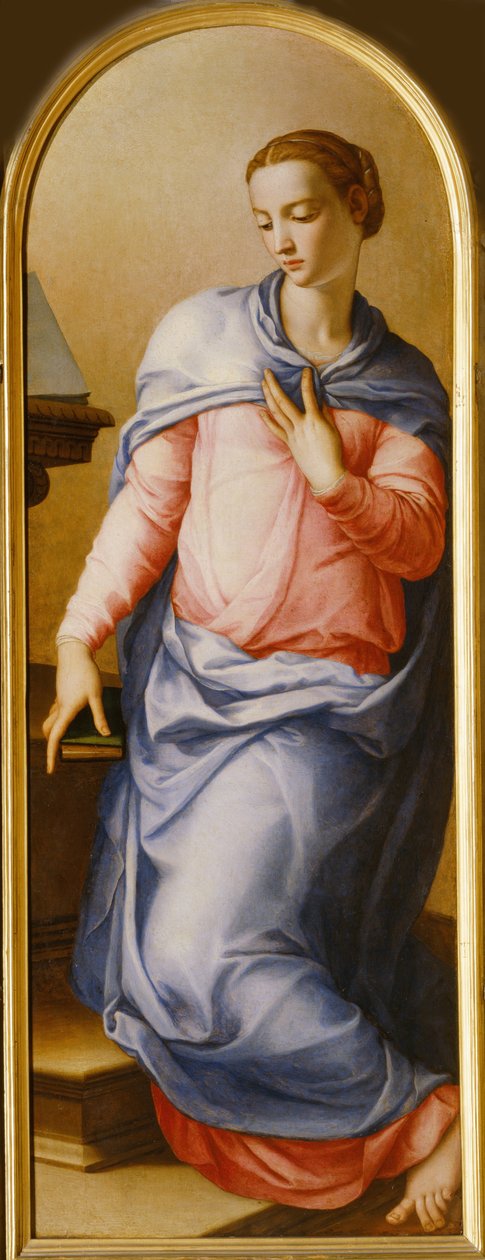 维尔京天使报，1540-1545年 作者 Agnolo Bronzino
