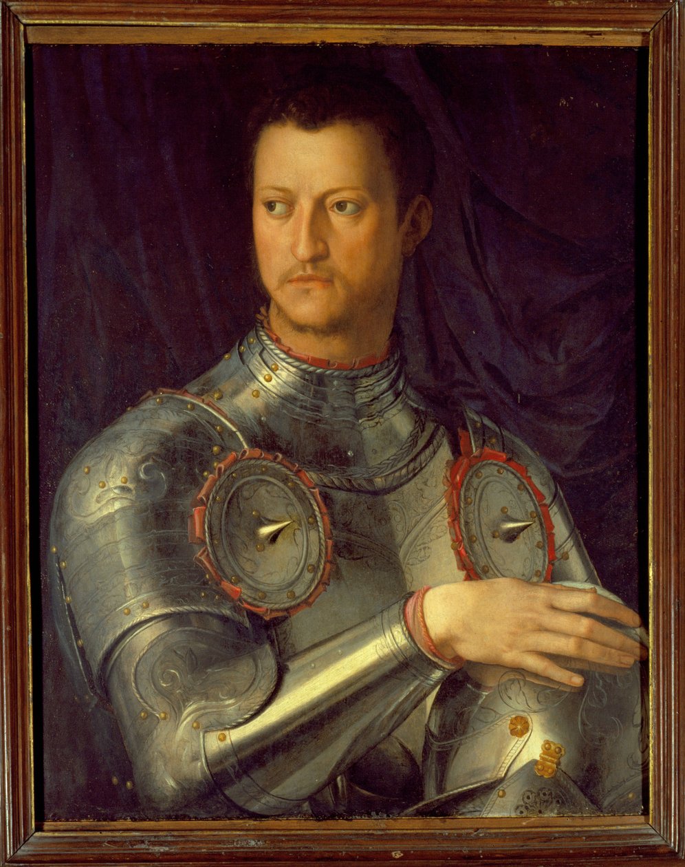 科西莫一世 (1519-74) 德·美第奇的肖像 作者 Agnolo Bronzino