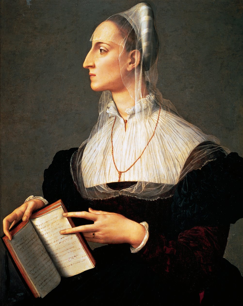 劳拉-巴蒂费里的画像（乌尔比诺 作者 Agnolo Bronzino