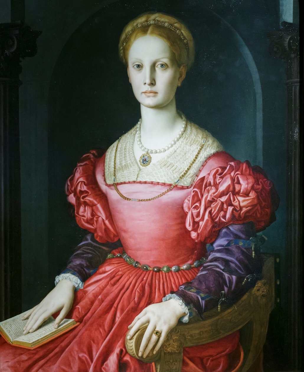 卢克蕾齐娅-潘西亚蒂奇肖像 作者 Agnolo Bronzino