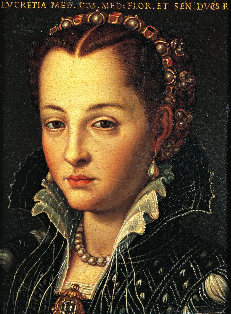 卢克蕾齐娅-德-美第奇画像（佛罗伦萨 作者 Agnolo Bronzino