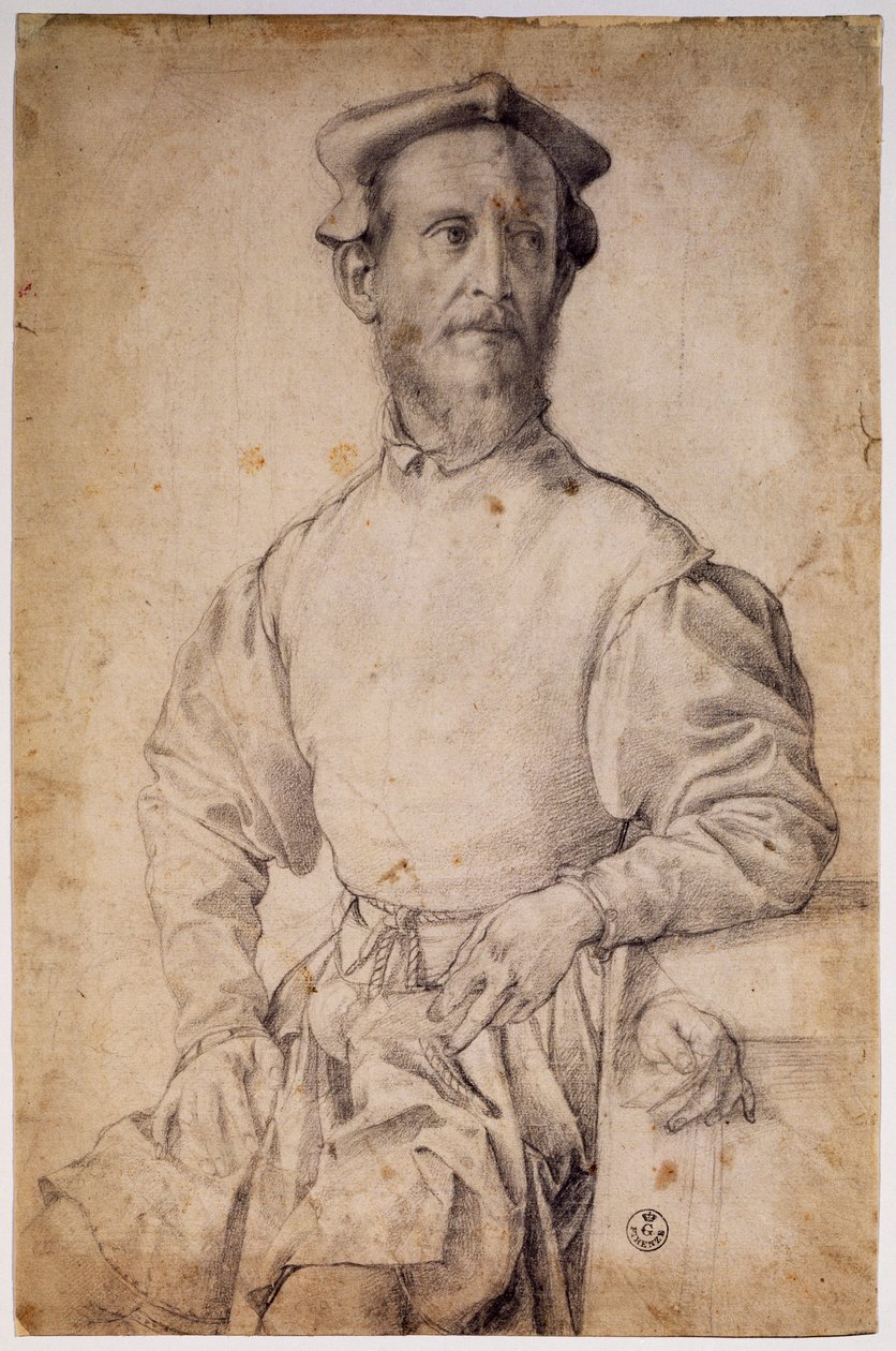 庞托尔莫的画像 作者 Agnolo Bronzino