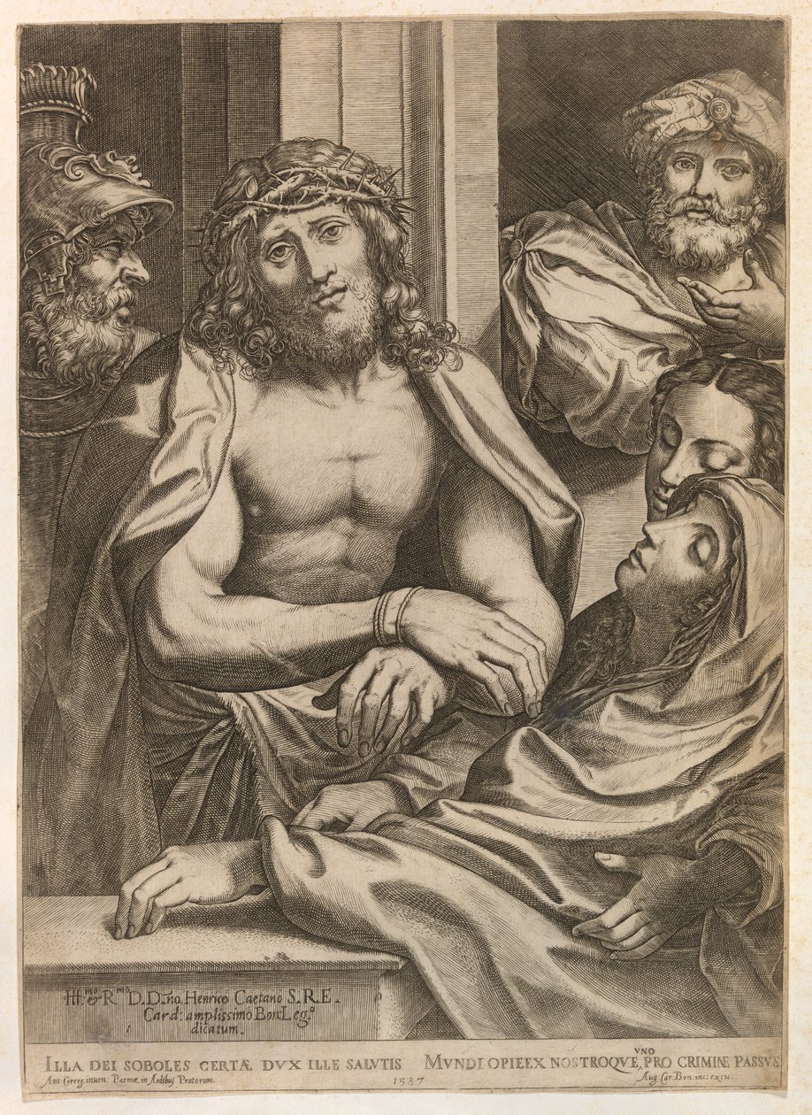 看这个人！ 作者 阿戈斯蒂诺·卡拉奇（Agostino Carracci）