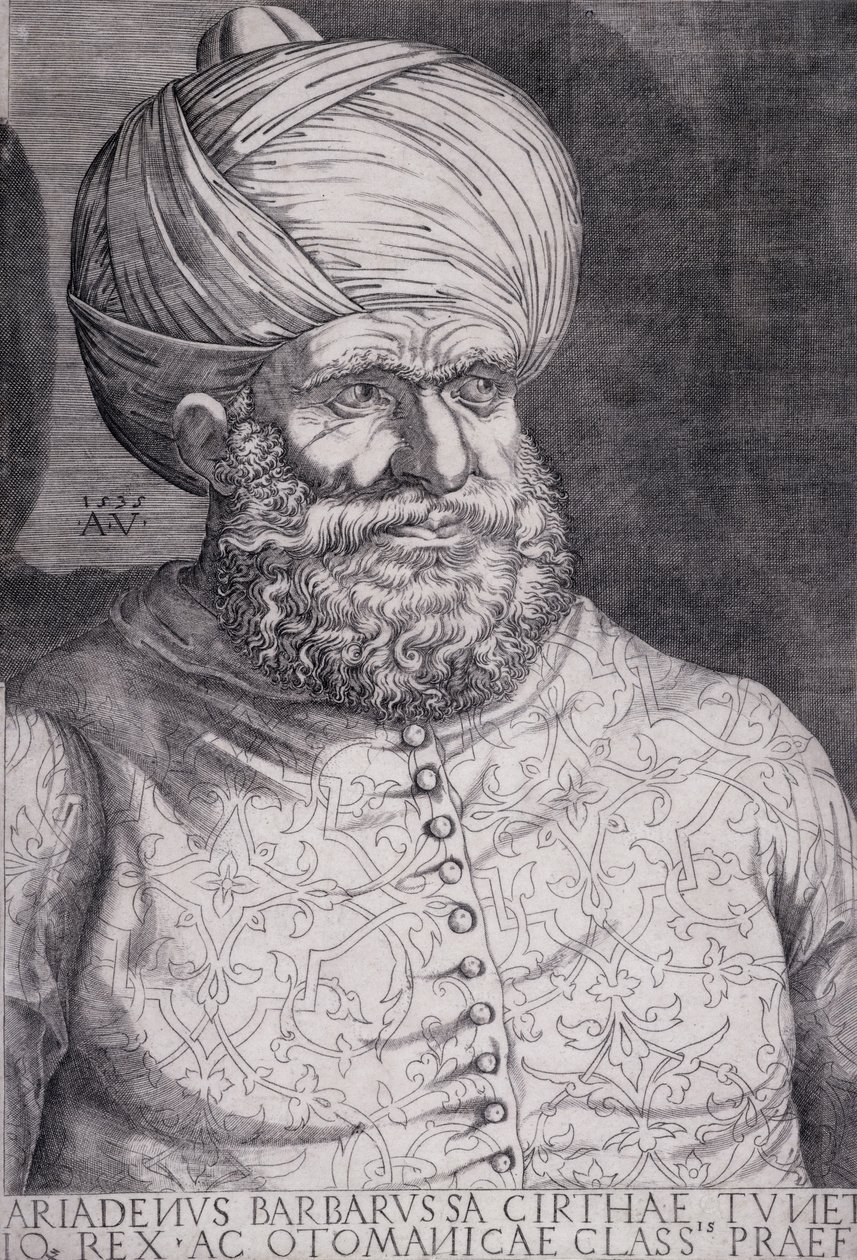 Barbarossa（Khayr ad-Din）（d.1546）1535 作者 Agostino Musi