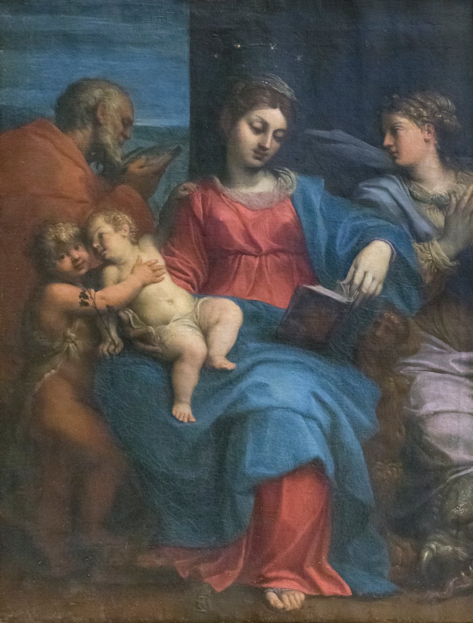 神圣家族与圣玛格丽特 作者 阿戈斯蒂诺·卡拉奇（Agostino Carracci）