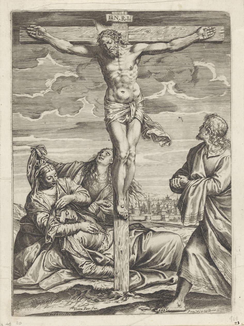 基督受难 作者 阿戈斯蒂诺·卡拉奇（Agostino Carracci）