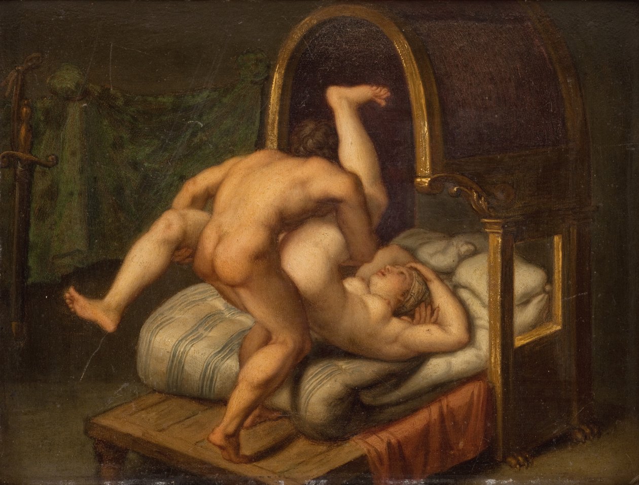 男女裸体 作者 阿戈斯蒂诺·卡拉奇（Agostino Carracci）