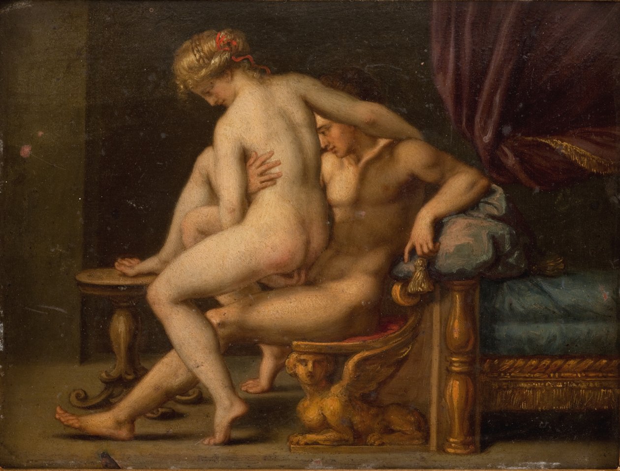 男女裸体 作者 阿戈斯蒂诺·卡拉奇（Agostino Carracci）