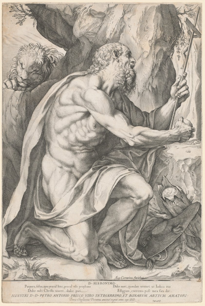 圣杰罗姆 作者 阿戈斯蒂诺·卡拉奇（Agostino Carracci）