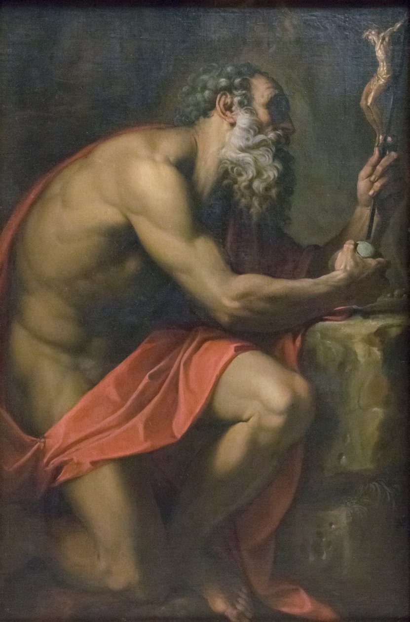 圣杰罗姆 作者 阿戈斯蒂诺·卡拉奇（Agostino Carracci）
