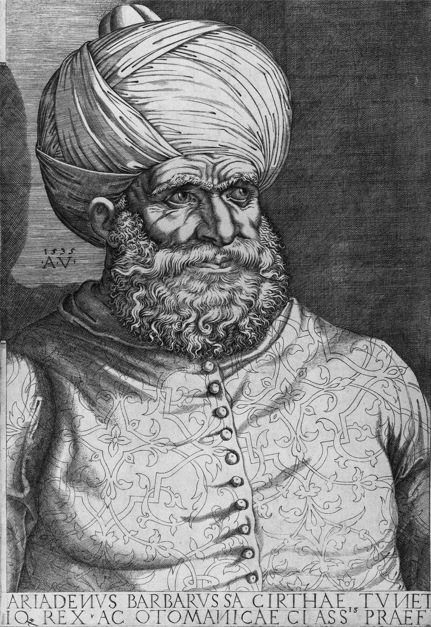 Barbarossa（Khayr ad-Din）（d.1546）1535 作者 Agostino Musi