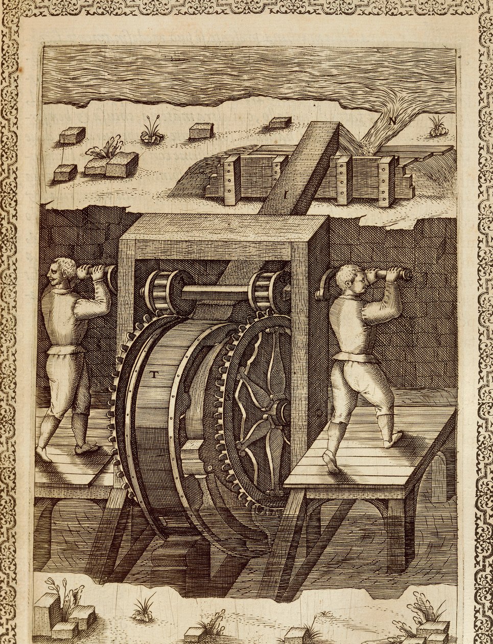 排水机 作者 阿戈斯蒂诺·拉梅利（Agostino Ramelli）
