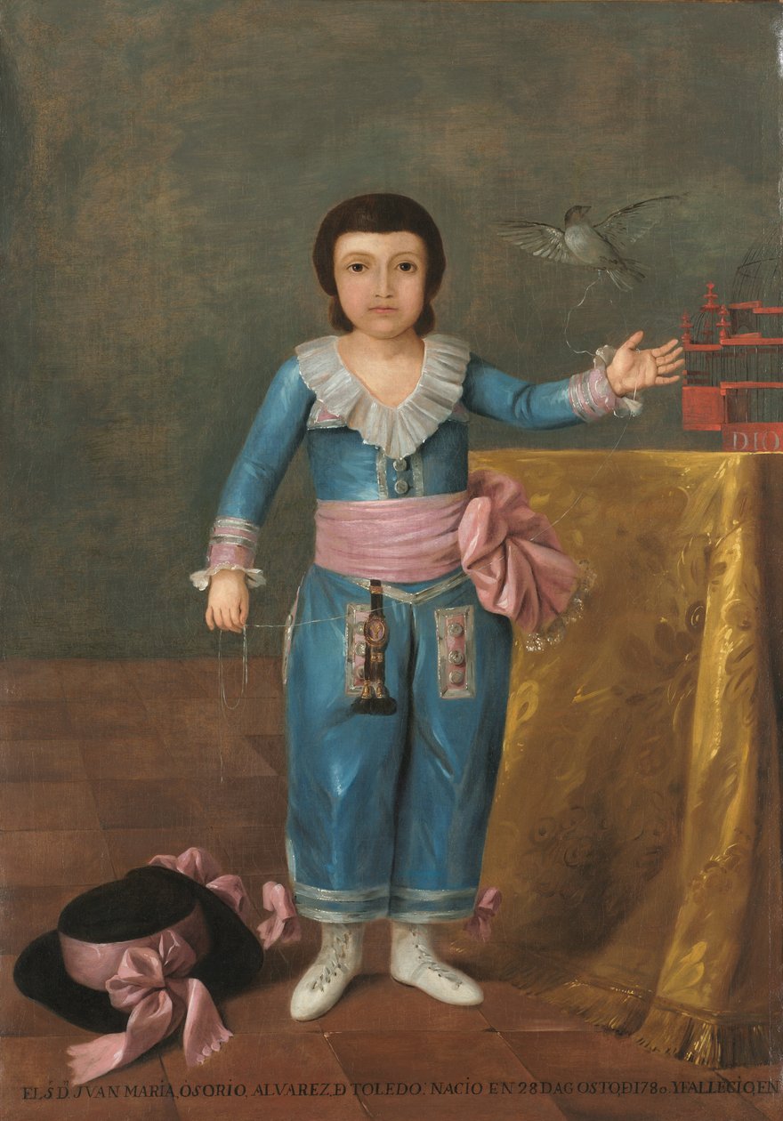 胡安·玛丽亚·奥索里奥的肖像c。 1786。 作者 阿古斯丁·埃斯特夫·马克斯