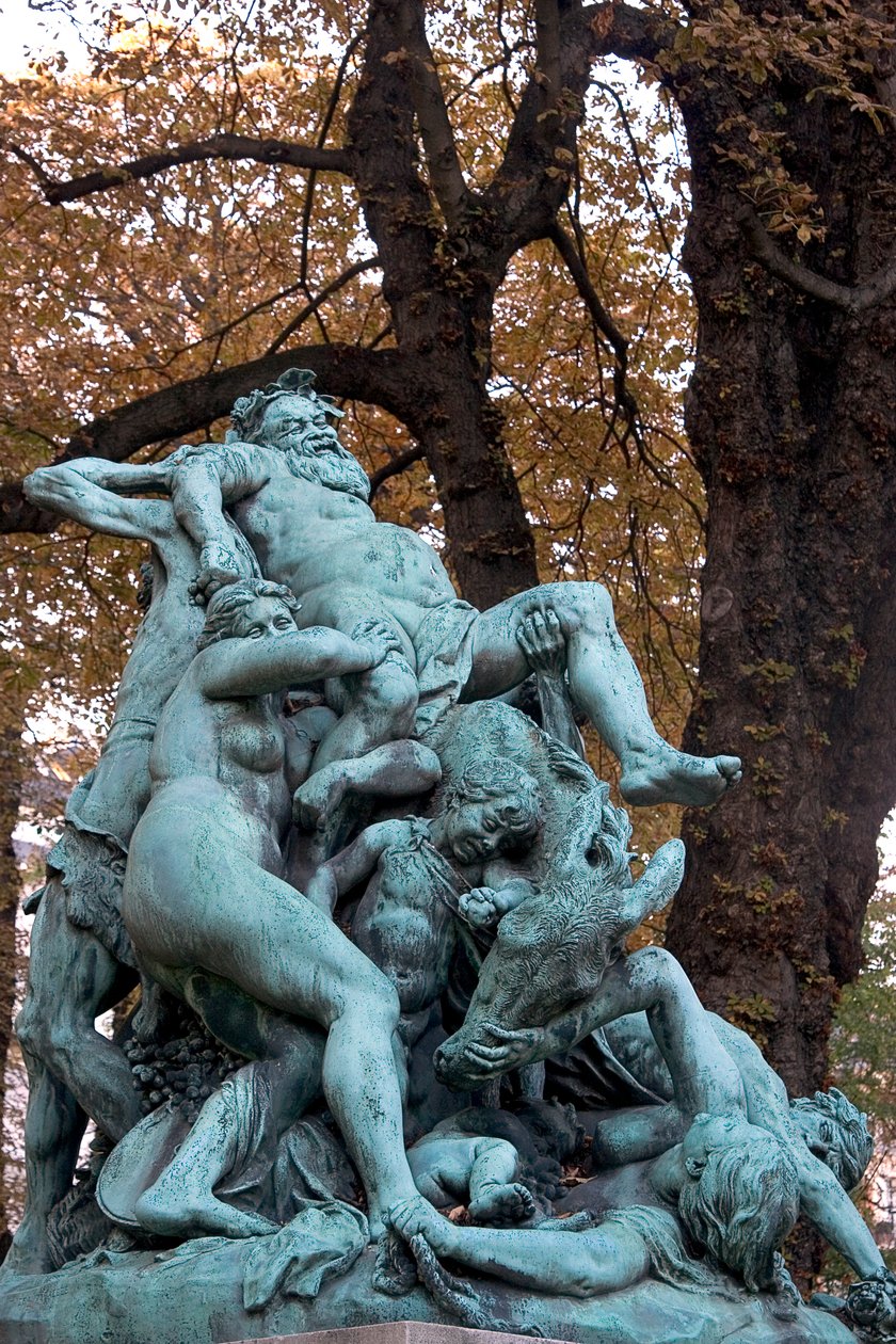 Silenus（青铜）的胜利（另见252697） 作者 艾梅·朱尔斯·达卢