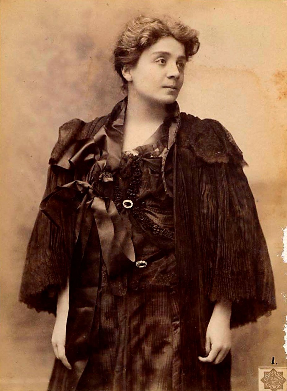 Eleonora Duse，意大利女演员，1896年 作者 艾米·杜邦（Aime Dupont）