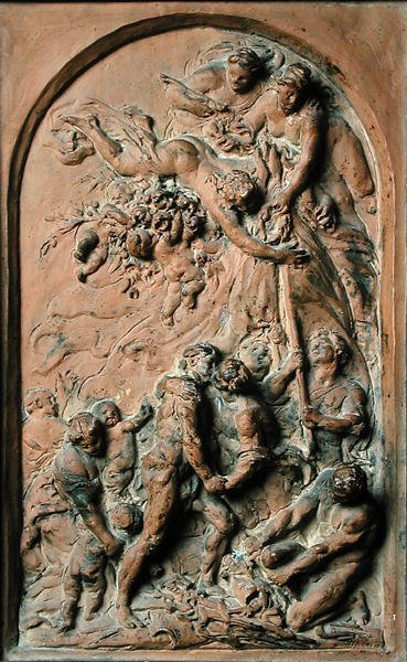 博爱，约1883年(石膏抛光)。 作者 艾梅·朱尔斯·达卢