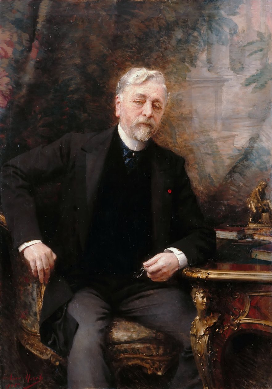 古斯塔夫·埃菲尔（1832-1923）的肖像 作者 艾梅·尼古拉斯·莫罗特