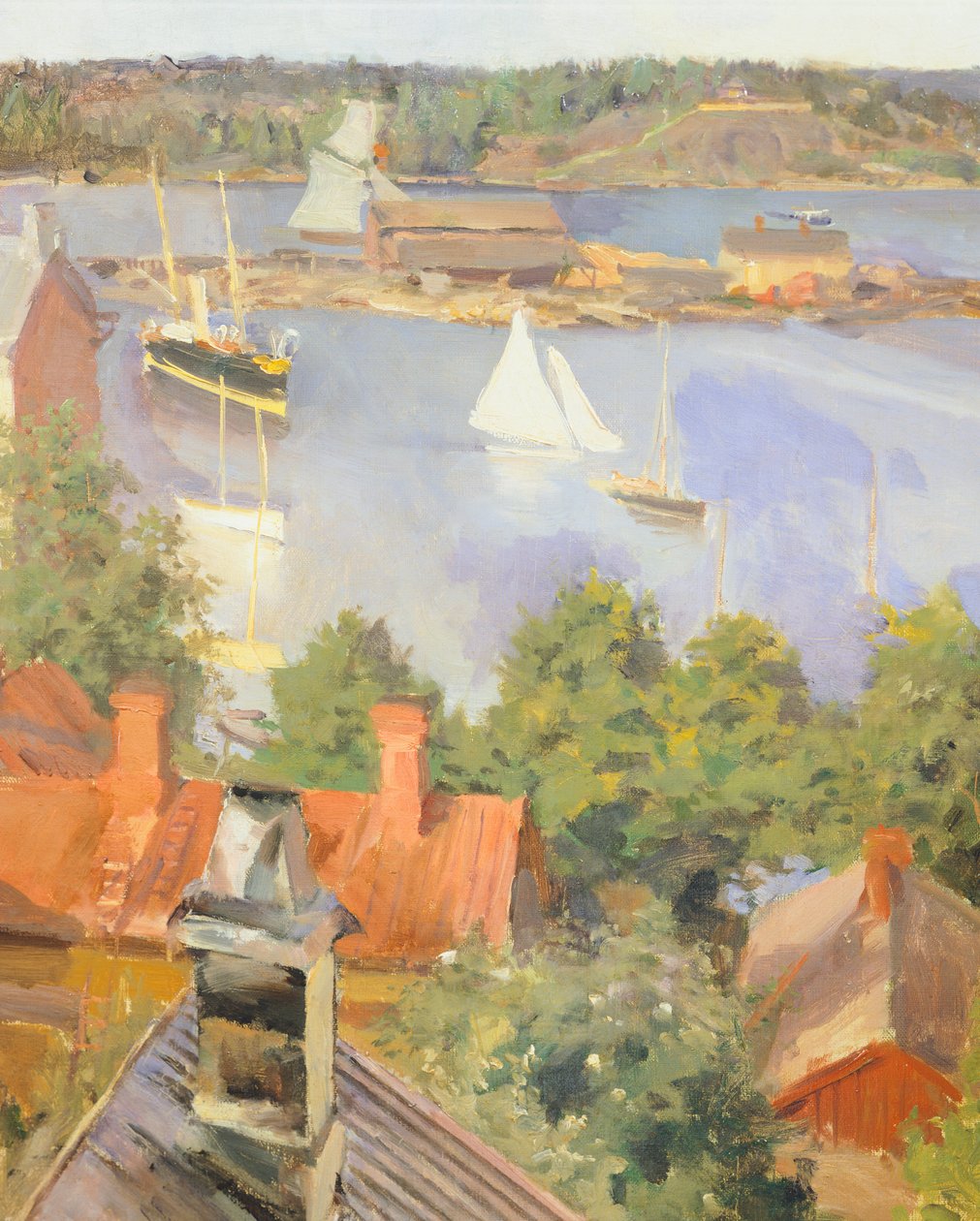 赫尔辛基北港，芬兰 Akseli Gallen-Kallela，19 世纪 详情 作者 阿克塞利·瓦尔德马尔·加伦-卡莱拉