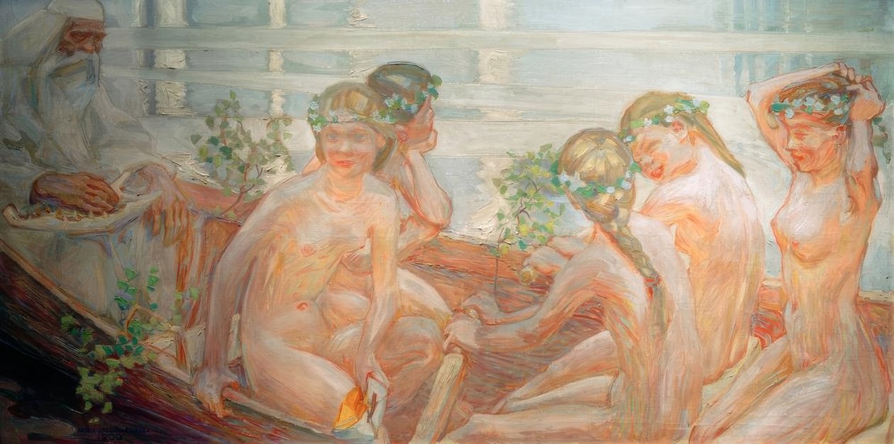 VäinämöinensReise的A.Gallen-Kallela 作者 阿克塞利·瓦尔德马尔·加伦·卡莱拉