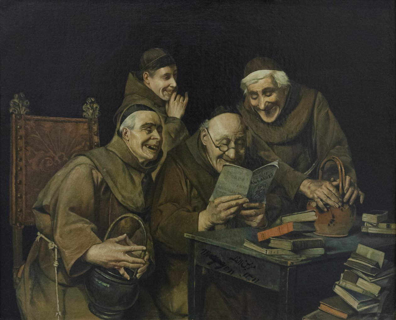 祭司，Ali Akbar Mozayen ol dowleh（布面油画） 作者 阿尔·道勒·莫扎延