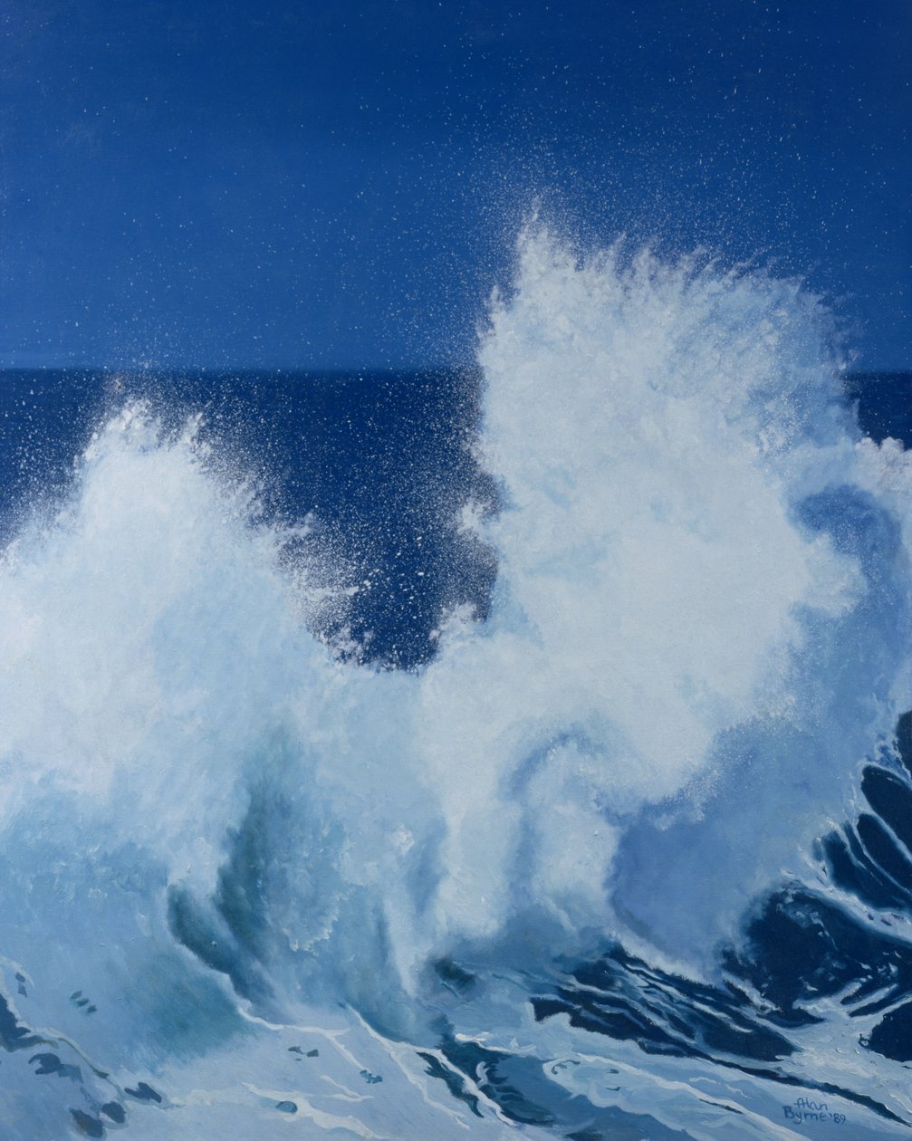 两个小浪潮，1989年 作者 艾伦·伯恩