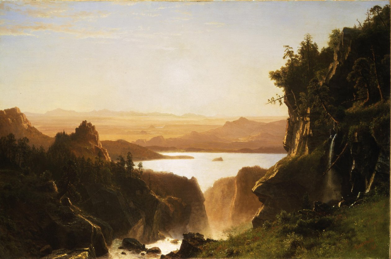 Island Lake，Wind River Range，怀俄明州 作者 阿尔伯特·比尔施塔特