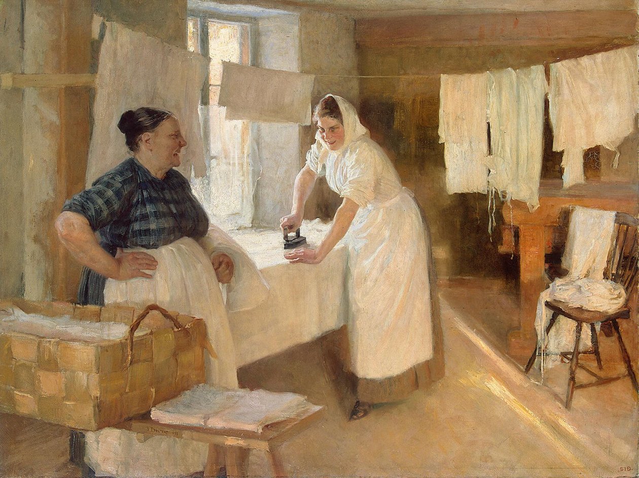 Laundresses 作者 阿尔伯特·古斯塔夫·阿里斯蒂德·埃德尔费尔特
