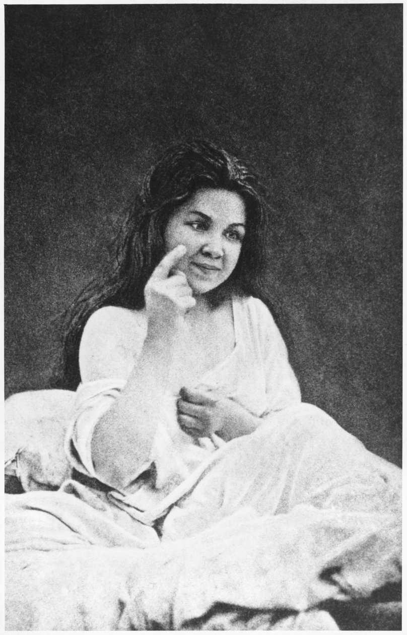 来自Desire Magloire Bourneville（1840-1909）和Paul Regnard（1850-1927）1878年的&39;Iconographie de la Salpetriere&39;的幻觉幻觉 作者 阿尔伯特·朗德
