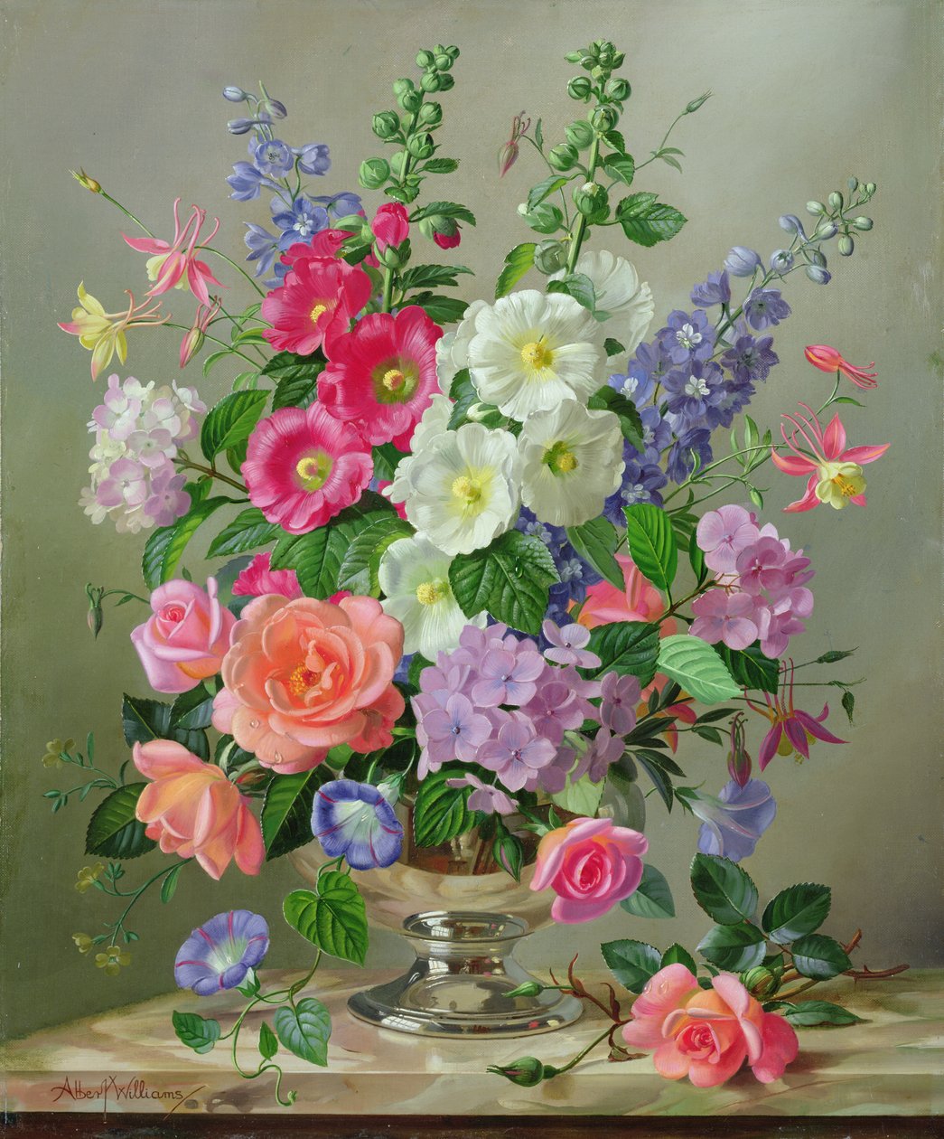 九月插花 作者 阿尔伯特·威廉姆斯