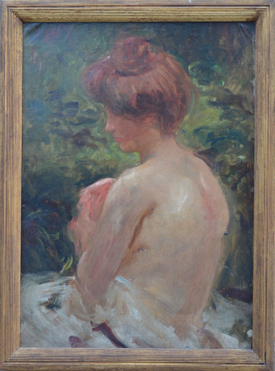 Bather，c.1890 作者 阿尔伯特·德·贝勒罗什