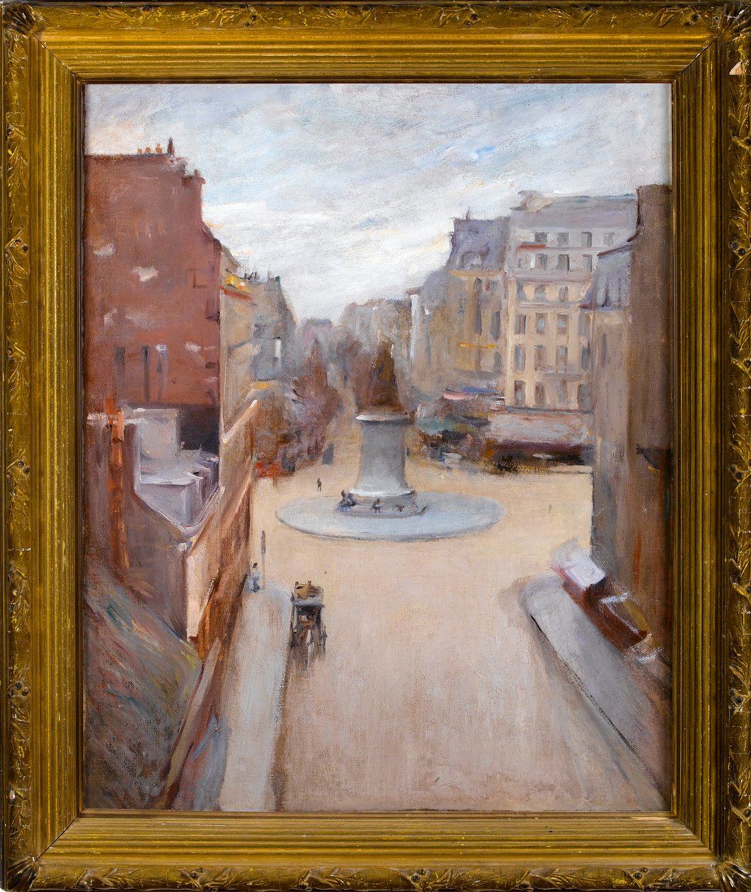 Place de Clichy，c.1880 作者 阿尔伯特·德·贝勒罗什
