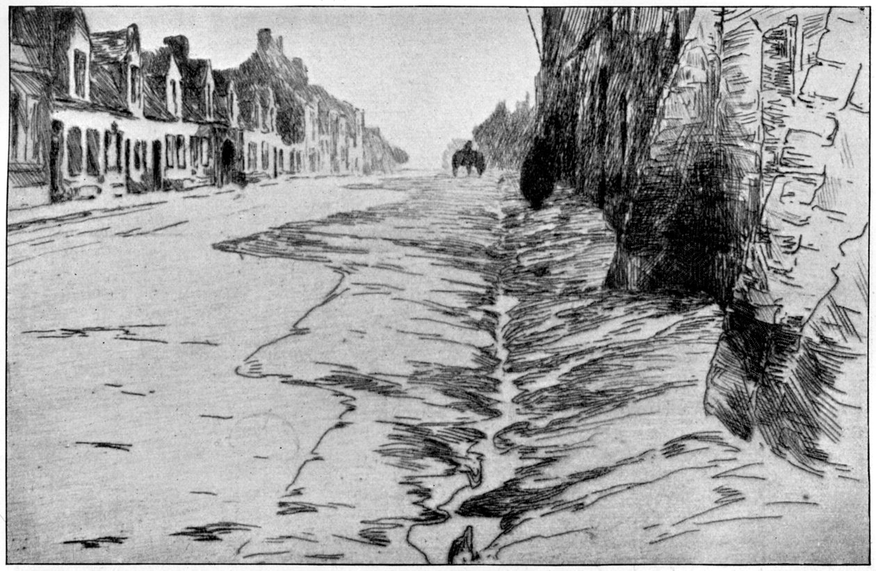 法兰德斯的拉格兰德街（La Grande Rue），1898年。 作者 阿尔伯特·拜特森