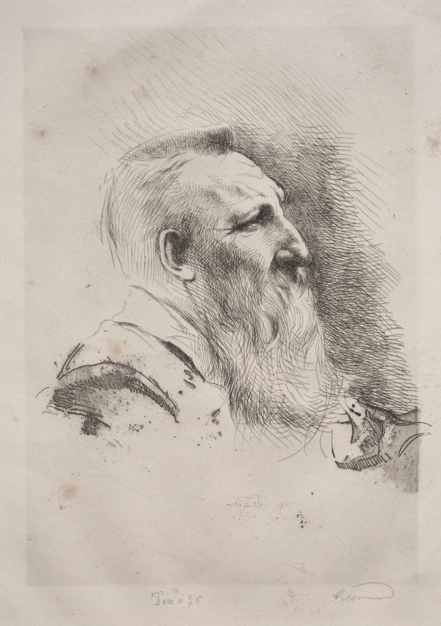 奥古斯特·罗丹（Auguste Rodin），1900年。 作者 保罗·阿尔伯特·贝斯纳德
