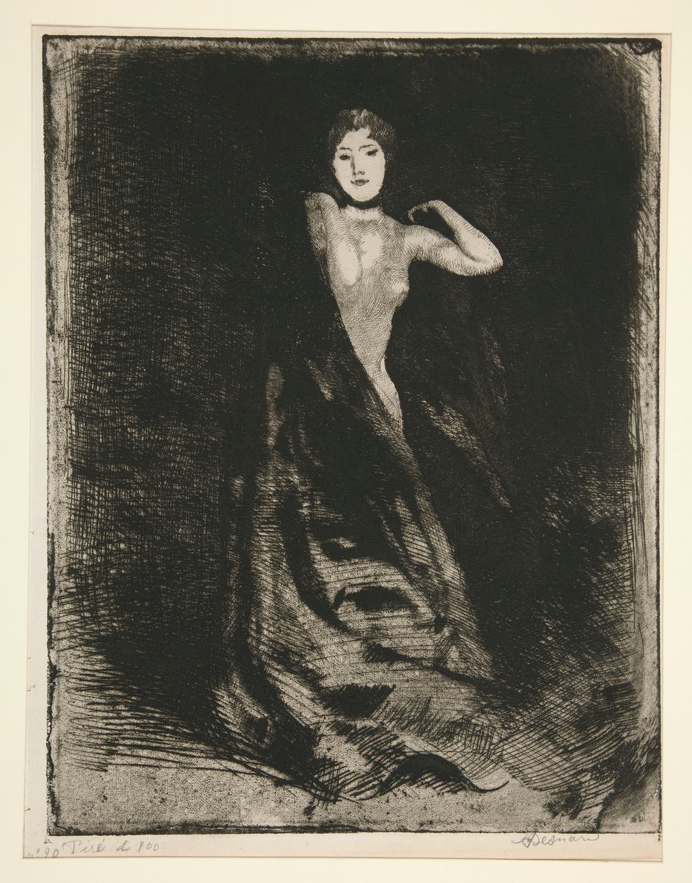 La Femme (Frontispice) [《女人》（封面插图）]。 作者 阿尔伯特·贝斯纳德
