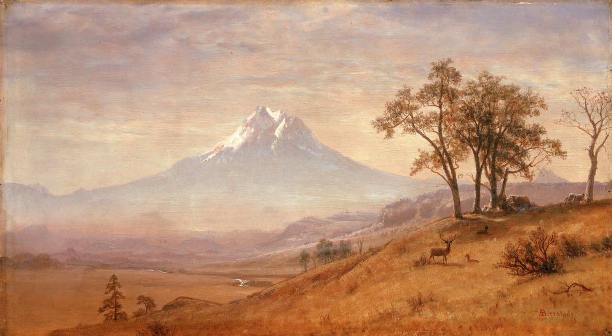 胡德山，1863年 作者 阿尔伯特·比尔施塔特