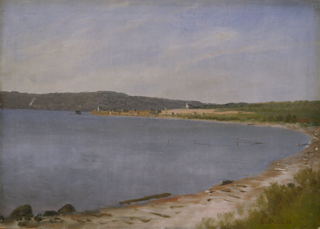旧金山湾，1871-1873。 作者 阿尔伯特·比尔施塔特