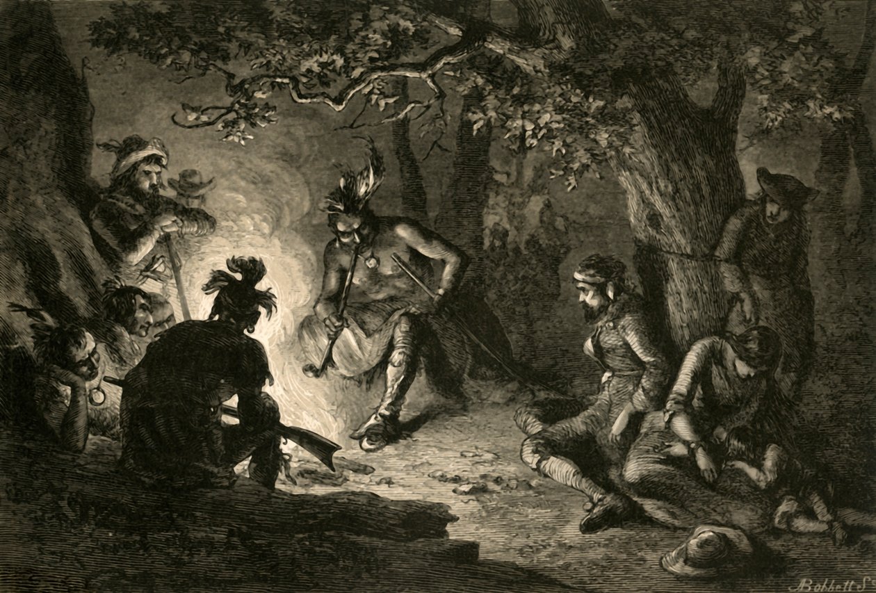 怀俄明谷的囚徒，1877年。 作者 阿尔伯特·鲍贝特