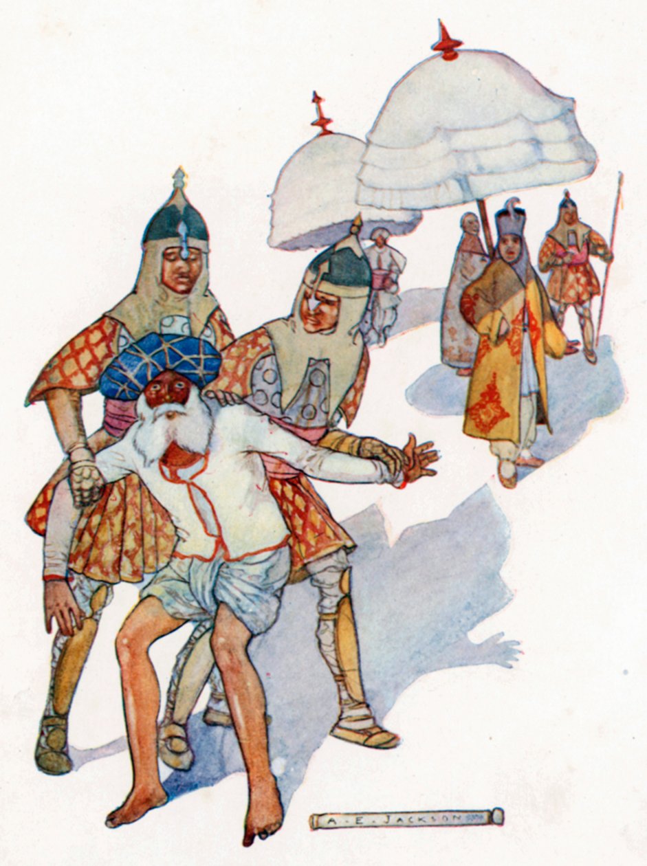 "你将成为监狱中的一部分"（彩色石版画） 作者 阿尔伯特·爱德华·杰克逊