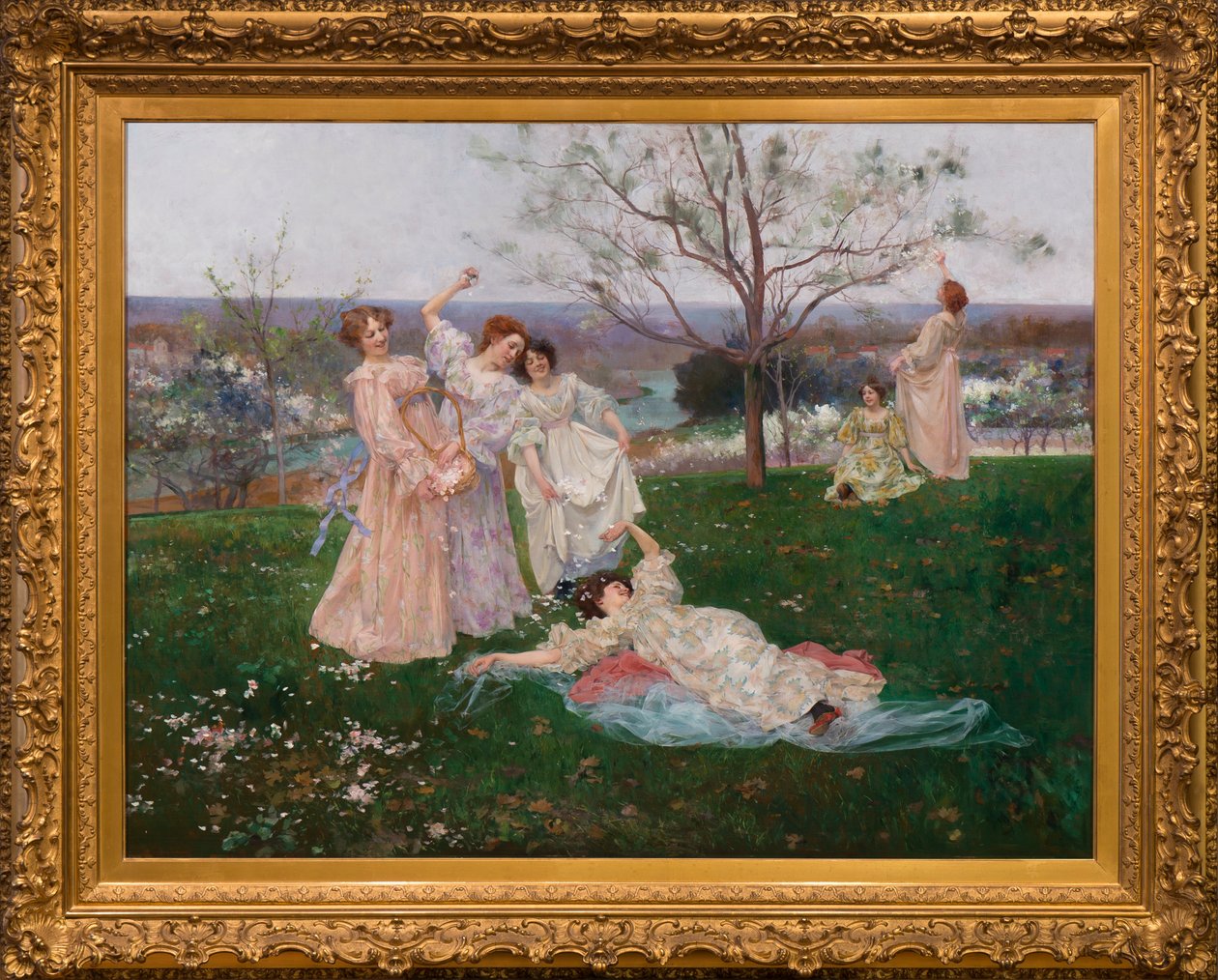 春天的花朵，c.1897 作者 阿尔伯特·埃米尔·阿蒂格